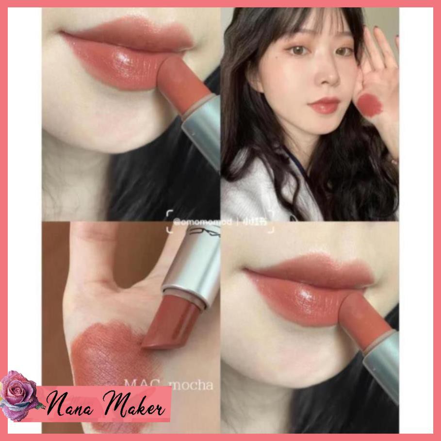 [HÀNG SIÊU SALE] Son MAC Mocha 813 Satin - Màu Cam Đất | BigBuy360 - bigbuy360.vn