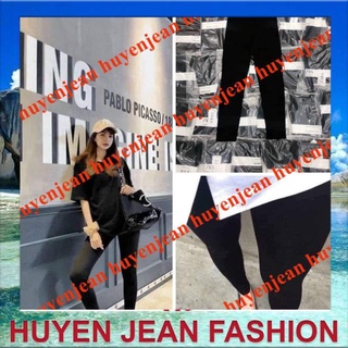 Quần legging sịn sò kèm túi tranh xả