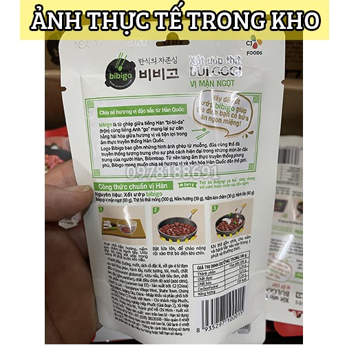 Xốt ướp thịt xào, nướng Bulgogi – Sốt thịt Hàn Quốc Bibigo CJ Foods | BigBuy360 - bigbuy360.vn