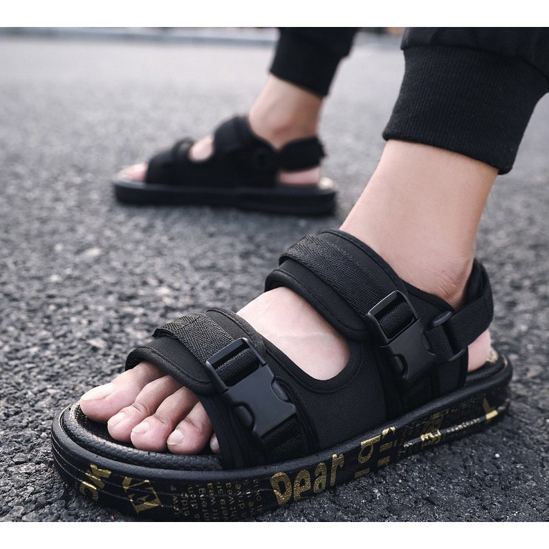 Giầy Sandal Nam Nữ Đế Chữ - quai hậu nam nữ học sinh