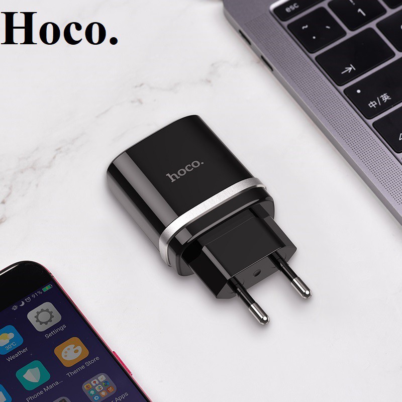 Củ Sạc Nhanh 3A HOCO C12Q DÒNG QC3.0/18W SẠC FULL IPHONE, IPAD, ANDROID - CHÍNH HÃNG