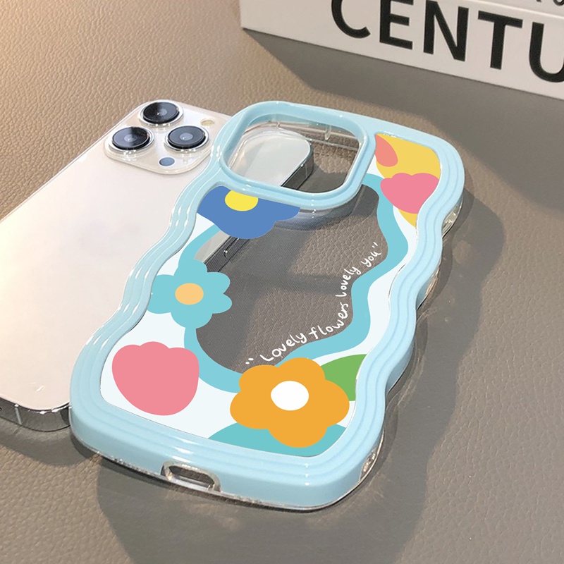 SUNTAIHO Ốp lưng iphone Ốp điện thoại dẻo họa tiết hoa/ cherry Hàn Quốc thích hợp cho iPhone 11 Pro 13 12 Pro Max X XS Max XR 7 8 Plus