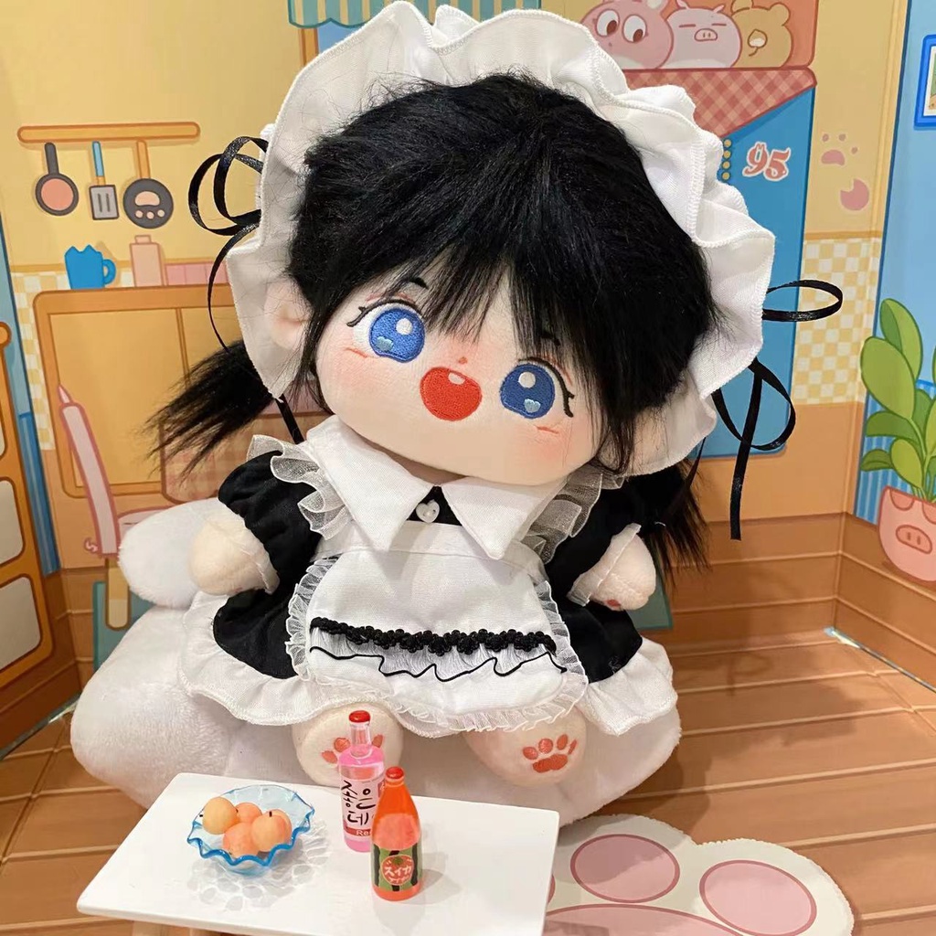 outfit doll 20cm Người giúp việc trang phục đồ chơi búp bê quần áo