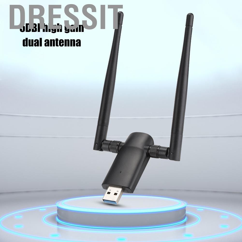 Ăng Ten Wifi Không Dây Mt7612un 5g 1200m Có Khe Cắm Thẻ Mạng Usb 3.0