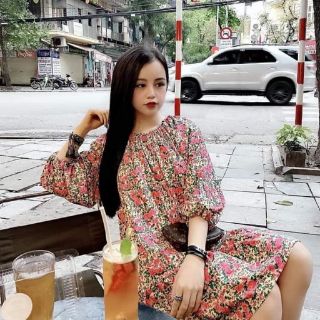 Đầm hoa nhí baby doll