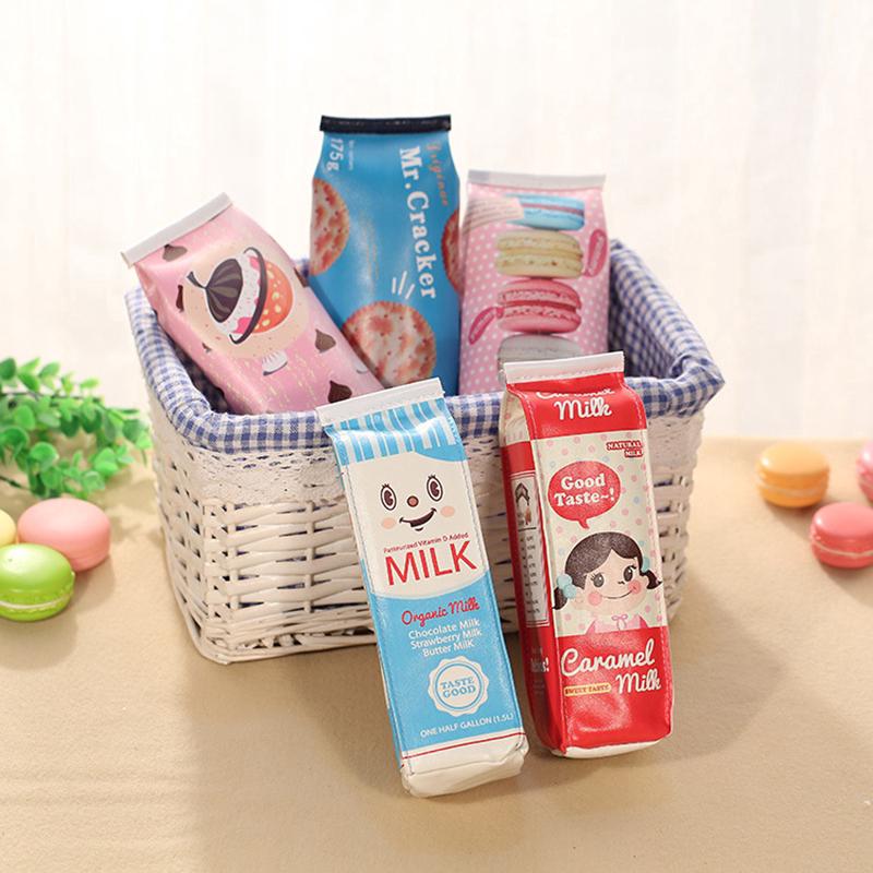 Bóp đựng bút hình bình sữa mini