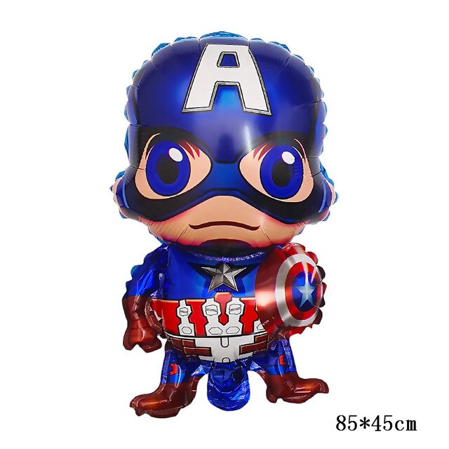 1 Bong Bóng Lá Nhôm Hình Siêu Anh Hùng Hoạt Hình Avenger Người Nhện Helium Globos Trang Trí Tiệc Sinh Nhật Cho Bé