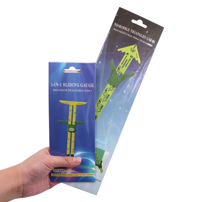 Thước Trượt Đo Lường Hình Chữ T 5 Trong 1 Chuyên Dụng Trong May Vá