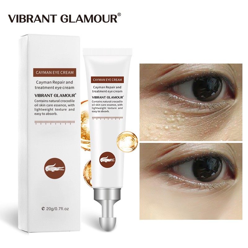 Kem dưỡng da mắt VIBRANT GLAMOUR với thành phần axit hyaluronic cung cấp vitamin E xóa quầng thâm chống lão hóa 20g