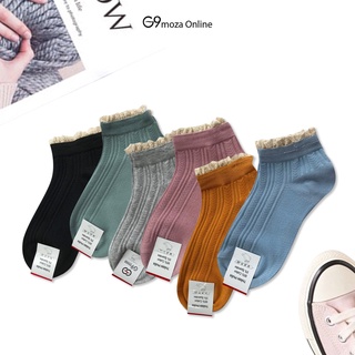 Tất nữ cổ ngắn 01 G9moza với chất liệu cotong