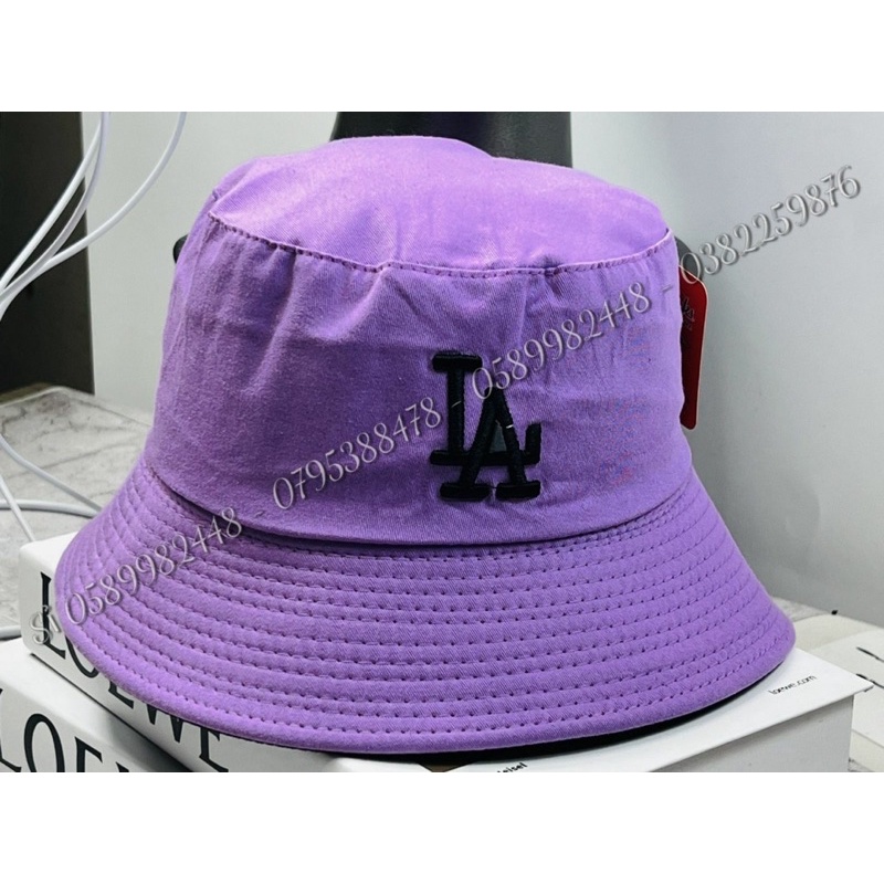 Mũ bucket Hàn quốc - nón tai bèo 2 mặt thêu La năng động phong cách ulzzang hàn quốc đơn giản