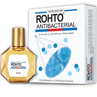 Nước nhỏ mắt Rohto Antibacterial 13ml - kháng khuẩn
