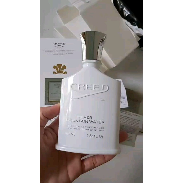 Nước Hoa Unisex Creed Silver Mountain Water EDP, Nước hoa thanh mát dịu nhẹ - 100mlXT257