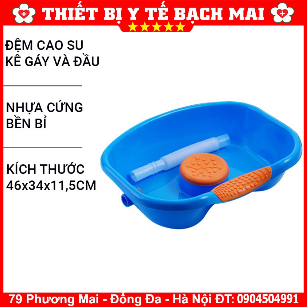 ✅ Chậu Gội Đầu CÓ ĐỆM CAO SU MÀU CAM, dùng cho người già bà bầu trẻ nhỏ, bồn gội đầu cho bệnh nhân