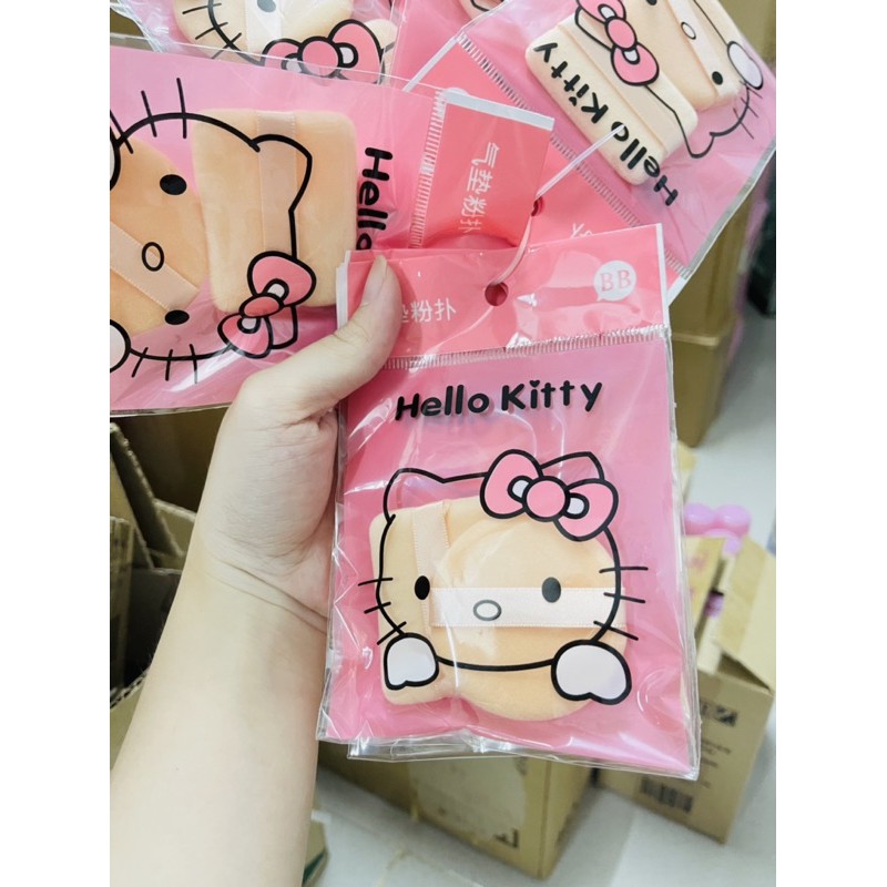 [ HCM SỈ ] Combo 2 bông tán phấn siêu mềm mịn Kitty