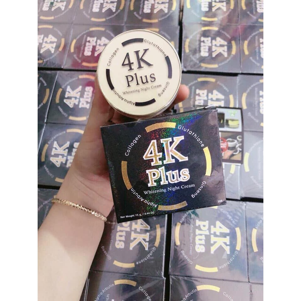 KEM DƯỠNG TRẮNG DA MẶT BAN ĐÊM 4K PLUS NIGHT CREAM THÁI LAN