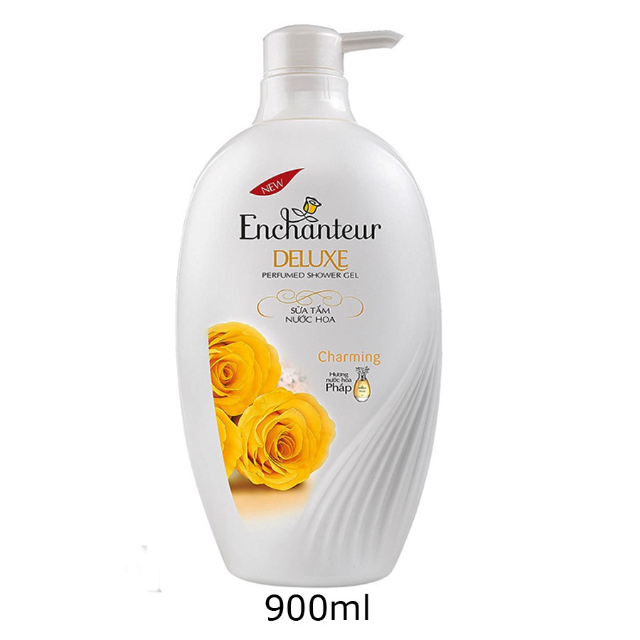 Sữa Tắm Enchanteur Charming 900ml tặng túi sữa tắm Charming 450g | BigBuy360 - bigbuy360.vn