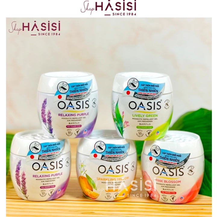 Sáp Thơm Đuổi Muỗi OASIS - Mosquito Repellent Gel Air Freshener 180g