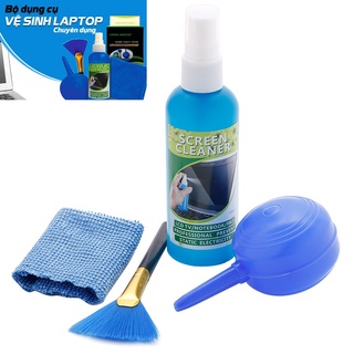 Bộ vệ sinh laptop, màn hình máy tính, bàn phím, màn hình điện thoại, tivi (4 món)