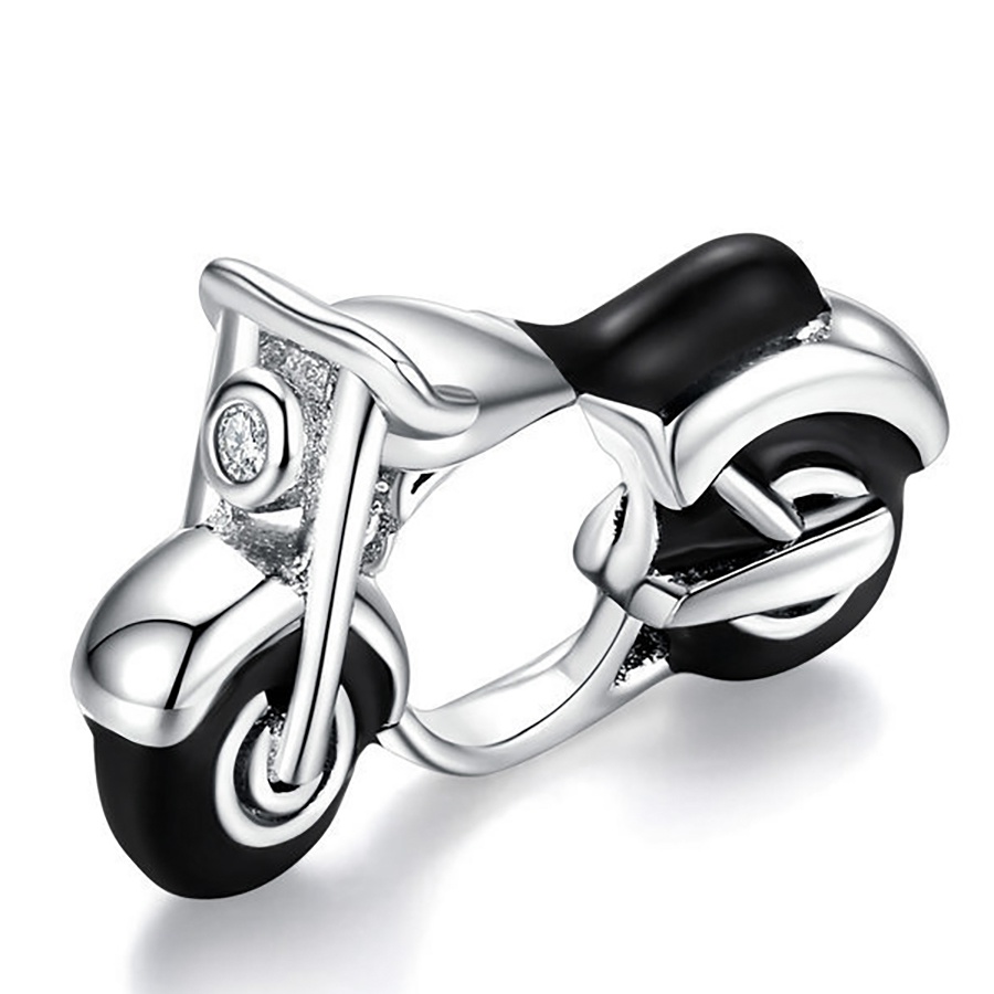 Hạt Charm Màu Bạc Hình Trái Tim / Xúc Xắc / Chìa Khóa Dùng Làm Trang Sức DIY