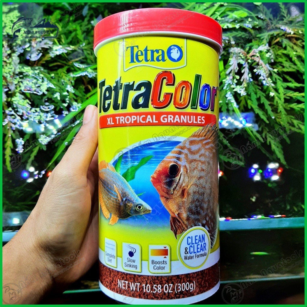 Thức ăn cá đĩa Tetra Color (300g) giúp cá lên màu đẹp phát triển toàn diện, hàng cao cấp nhập khẩu tại Đức