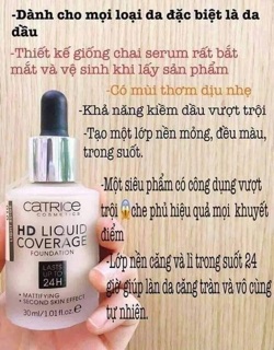 Kem nền catrice hd 24h