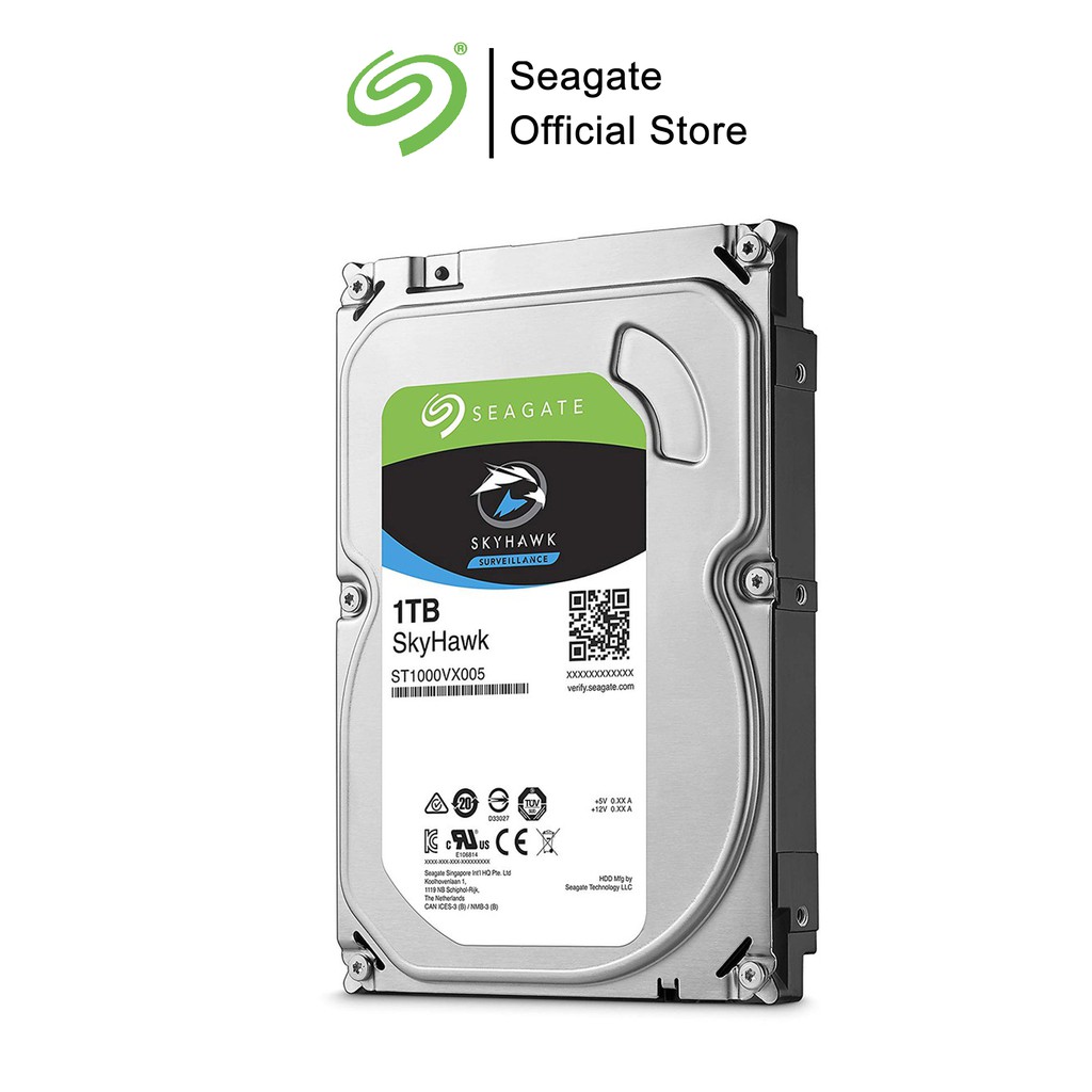 Ổ cứng cắm trong Seagate SkyHawk 1TB 3.5” ST1000VX005 | BigBuy360 - bigbuy360.vn