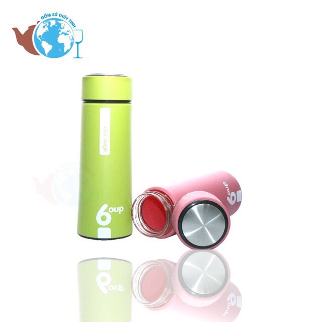 Combo 10 Bình giữ nhiệt vỏ nhựa lõi thuỷ tinh 450ml