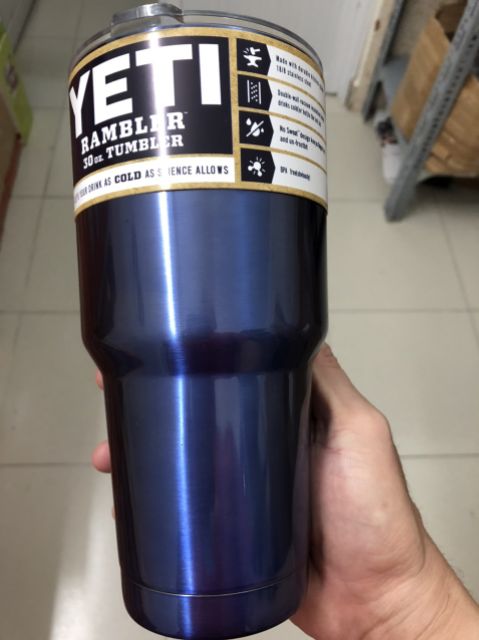 Ly giữ nhiệt YETI -  Phát Đạt Lộc ( GIỮ LẠNH LÂU  làm bằng inox 304 kèm túi đựng , ống hút - Không đổ mồ hôi