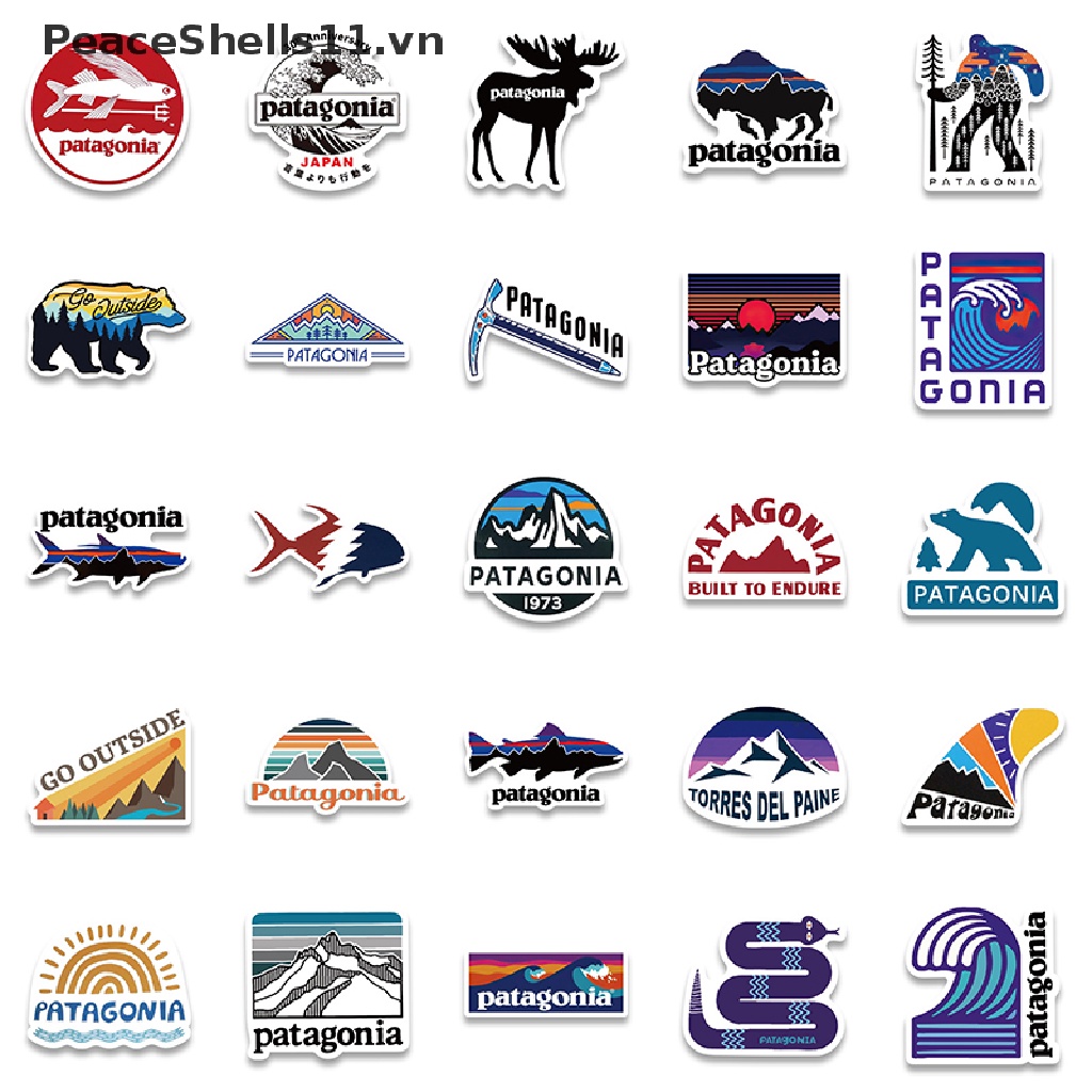 Set 55 Miếng Dán Trang Trí Laptop / Guitar / Ván Trượt / Hành Lý Họa Tiết Hoạt Hình Dễ Thương