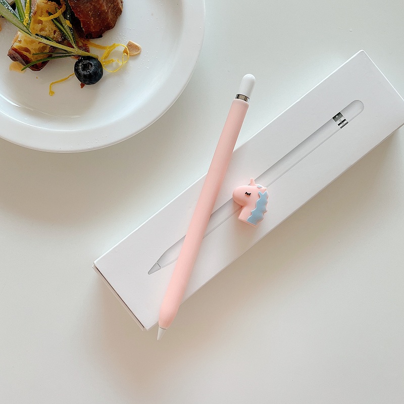 Ốp Lưng Silicone Kiểu Dáng Hoạt Hình Dễ Thương Cho Apple Pencil 1 / 2 Ipad Touch Pen