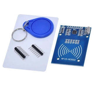 Mạch RFID 13.56mhz rc522 đọc thẻ từ màu xanh
