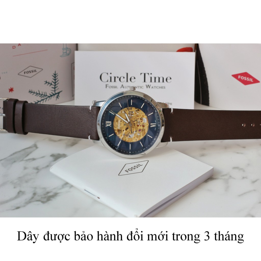 Dây đồng hồ da bò chốt thông minh Vintage size 18/20/22/24