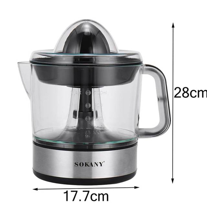 [Mã ELHA22 giảm 5% đơn 300K] Máy vắt cam SOKANY JE-6230 dùng điện CHÍNH HÃNG dung tích 700ml, Máy vắt cam tự động