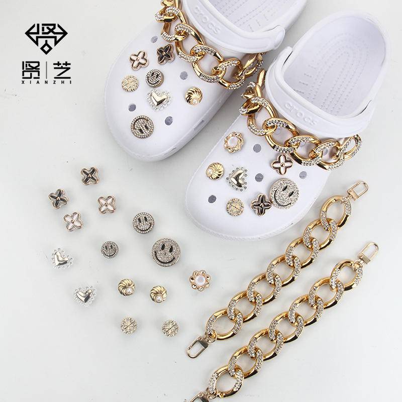 sticker dép crocsPhụ Kiện Mặt Cười Chuyên Dụng Cho Trang Trí Giày