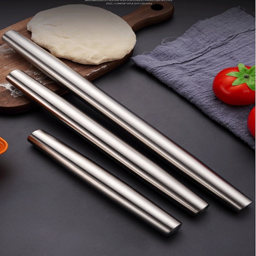 Cây lăn bột inox 304 đúc, cầm nặng tay