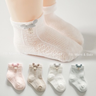 Tất Lưới Tai Gấu Cho Bé