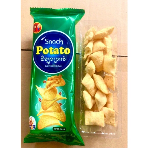 Bim Bim Snack Khoai Tây Potato Miếng bào mỏng VeLa, Đồ Ăn Vặt Cổng Trường