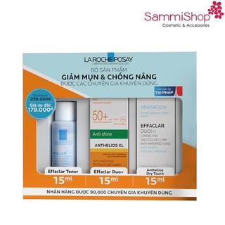 Bộ giảm mụn và chống nắng toàn diện Laroche Posay