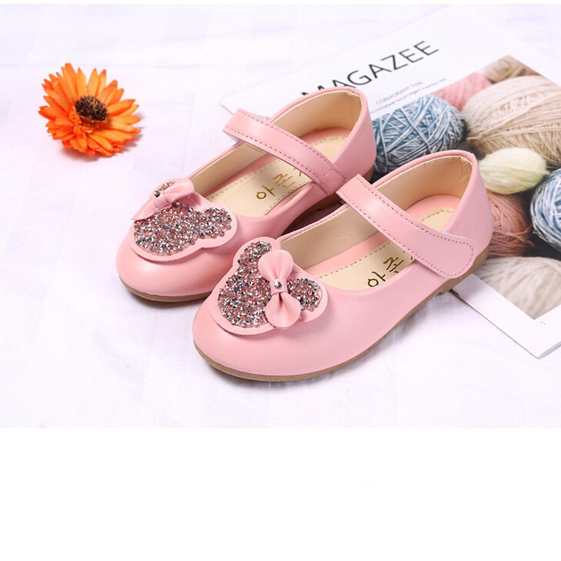 Giày sandal đế mềm chống trượt họa tiết dễ thương dành cho bé gái