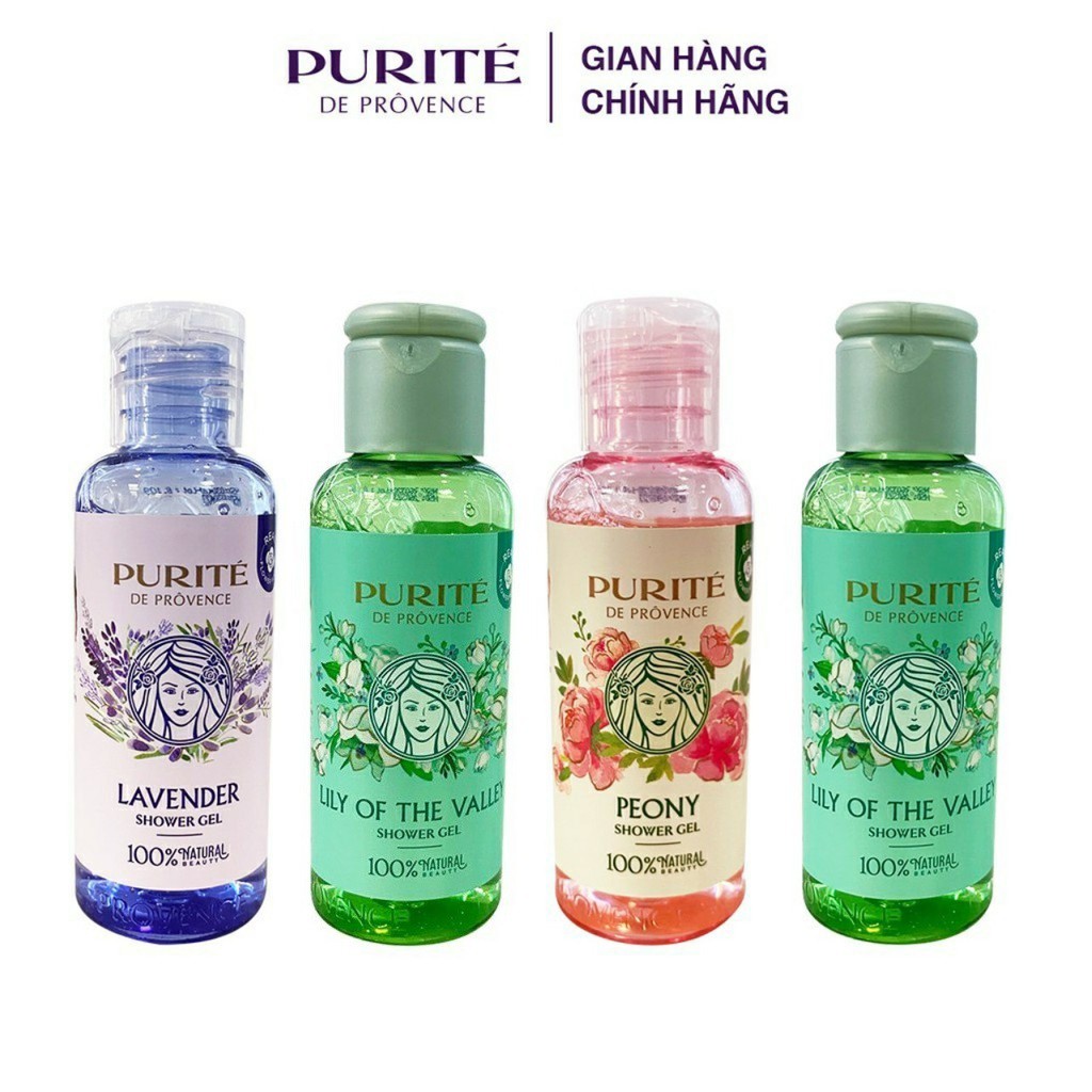 Combo 4 chai Sữa tắm Purite 60g/chai (mùi ngẫu nhiên) | BigBuy360 - bigbuy360.vn