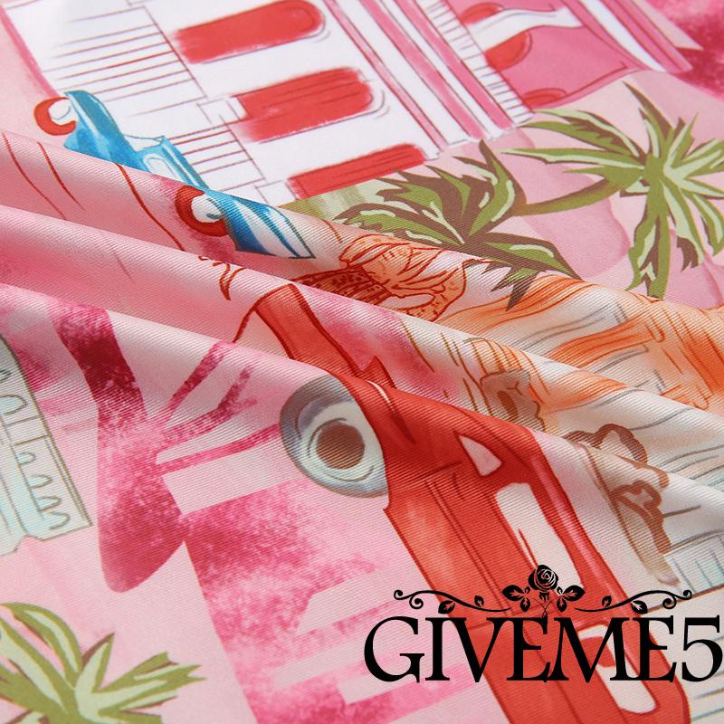 Áo thun ngắn croptop sát nách cổ tròn in họa tiết thời trang cho nữ