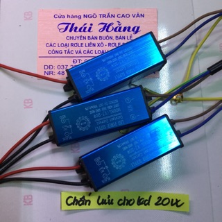 Chấn lưu pha led 20 w /36 v giá cho 2 chiếc
