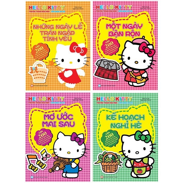 Sách Hello Kitty Mơ Ước Mai Sau (Dán Hình)