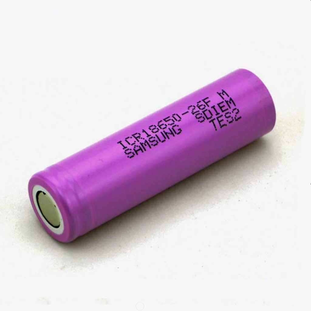 Pin Cell Pin 18650-2600mah 4.2V màu tím