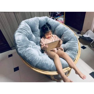 Ghế papasan mây xịn 100%(full ghế và đệm)