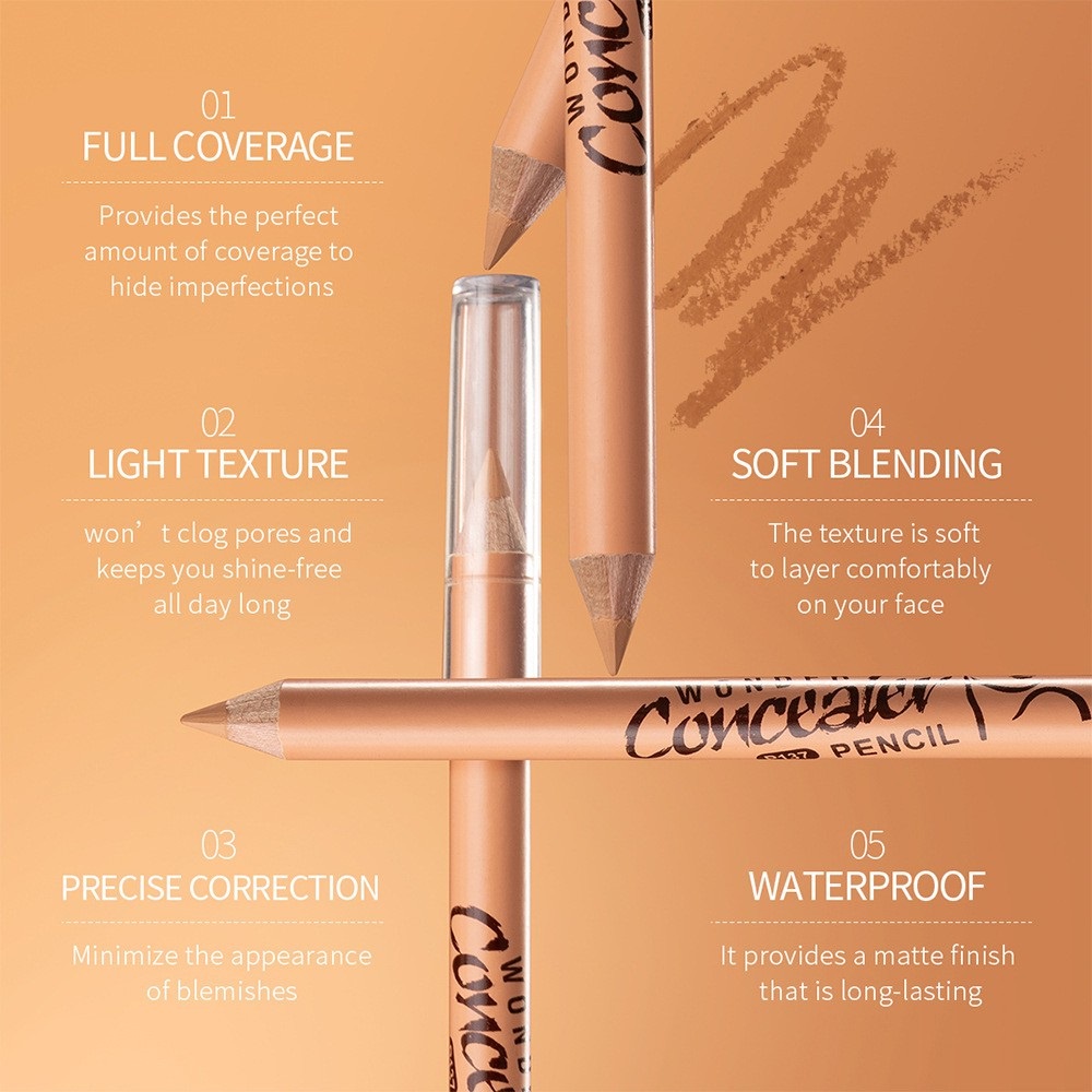 Che Khuyết Điểm Dạng Chì Menow Concealer Tiện Lợi, Siêu Bền