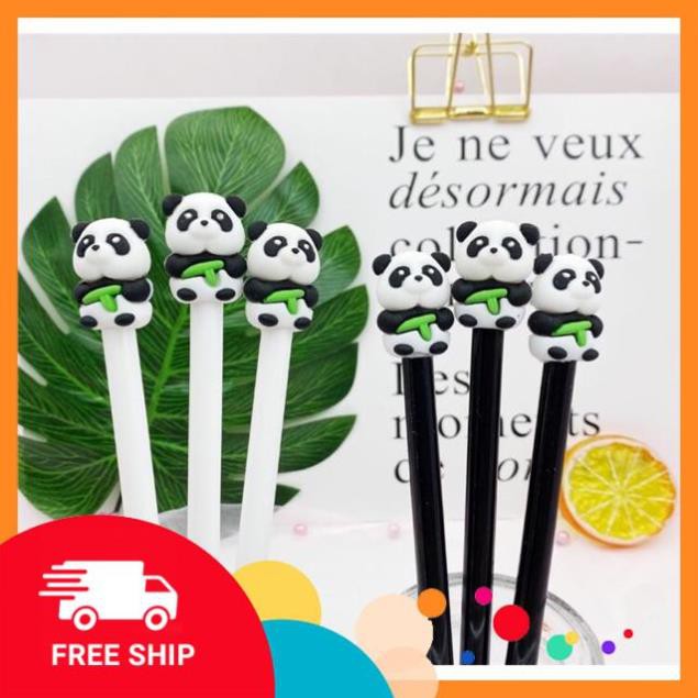Bút bi nước gấu trúc 5 mực xanh NL