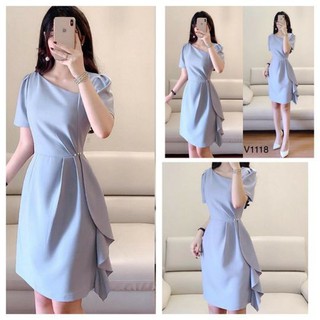 ĐẦM ÔM EO NHÚN BÈO CÁCH ĐIỆU VÁY ĐẦM DỰ TIỆC XINH XẮN - D1211