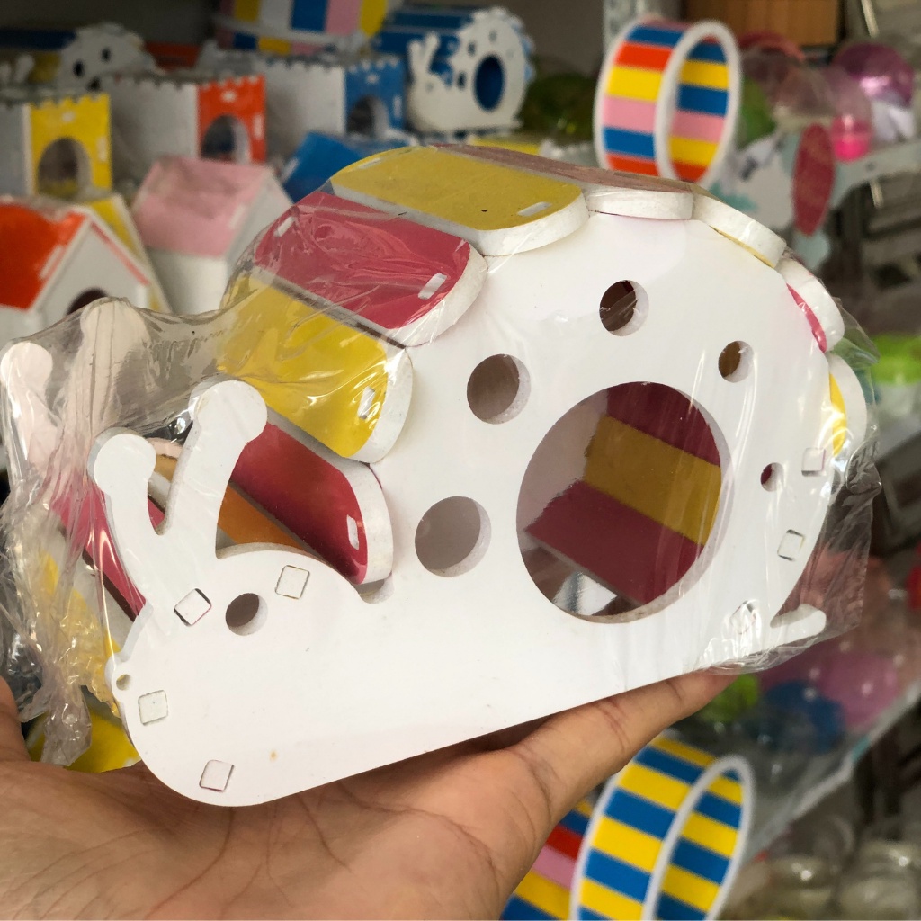 Nhà ngủ XỐP ỐC SÊN cho hamster, sóc, bọ, nhím, thú nhỏ